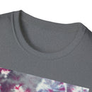 CRITTER: "under the microscope" look, Vibrant Tie-Dye Unisex T-Shirt, Boho Chic Tee, Festival Wear, Summer Essentials, Gift for Friends, Relaxed Casual Style