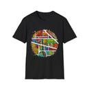 San Mateo Magic 2:  Vibrant Artistic Unisex T-Shirt, Colorful Graphic Tee, Trendy Casual Shirt, Unique Gift for Art Lovers, Summer Essential