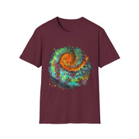 Whiplash 2:  Vibrant Spiral Tie-Dye Unisex T-Shirt, Soft Tee, Colorful Casual Tee, Summer Style shirt, Eco-friendly Gift, Festival Wear