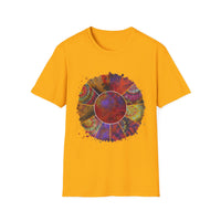 FORTUNE: Colorful, splat style, Bohemian tie dye collage, Unisex T-Shirt, Tie-Dye Vibe Shirt, Festival Wear, Summer Style, Gift for Her/Him