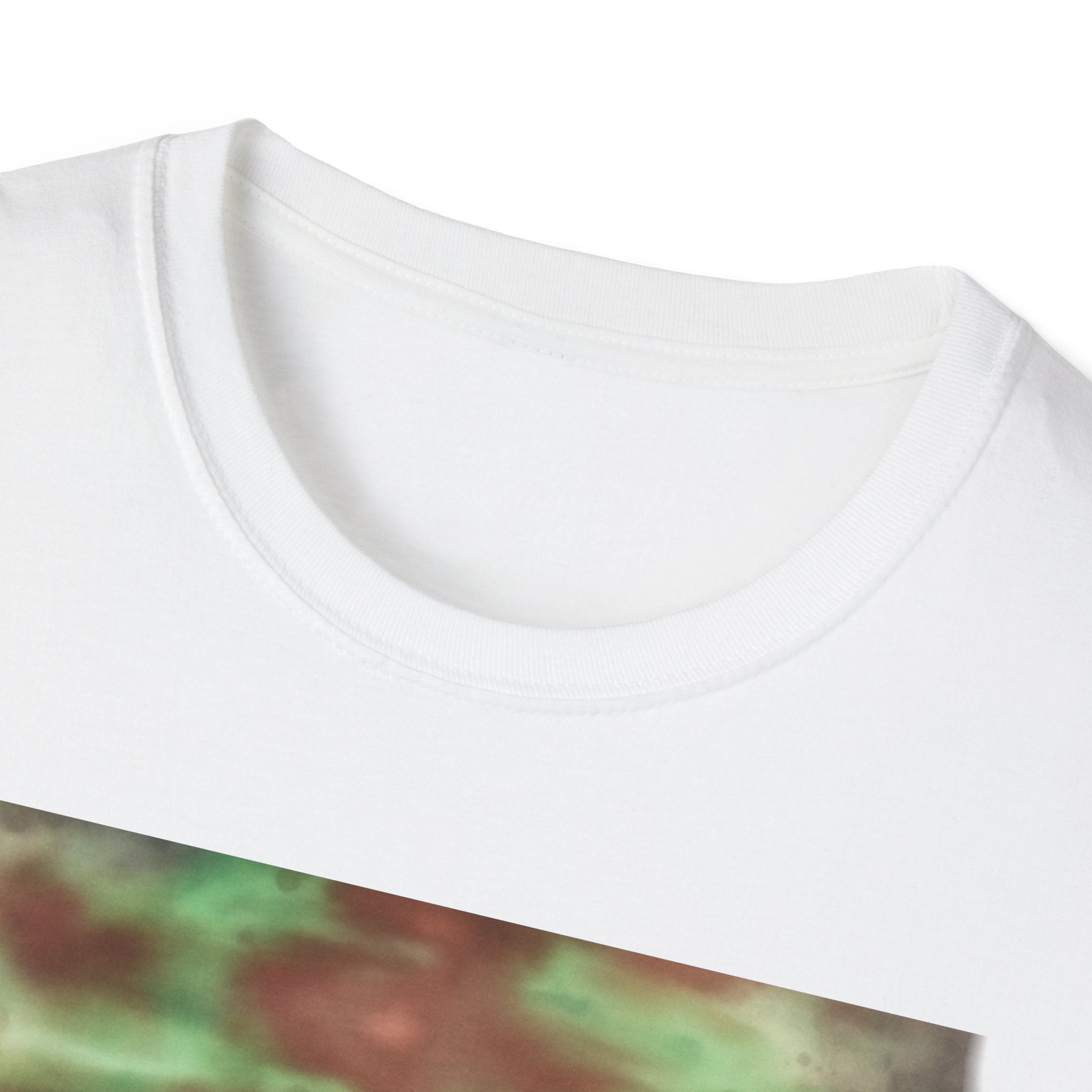 AUTUMN INFUSION: Unisex Monet Tie-Dye Art T-Shirt, Relaxed Comfy Tee, Boho Style Shirt, Perfect Gift for Art Lovers, Festival Wear, Casual Everyday Clothing