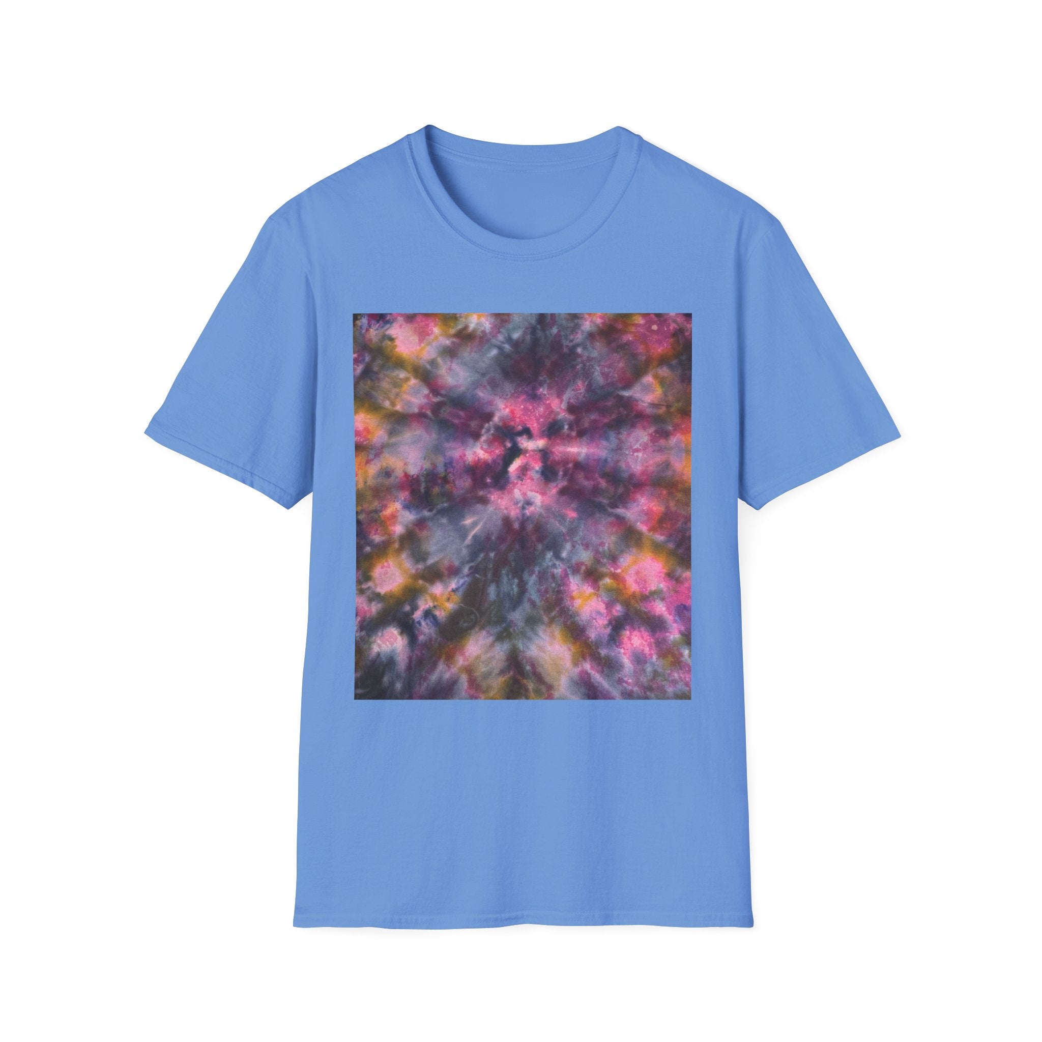 SUN DANCE CITATION: Heavenly Colorful Tie-Dye Unisex Softstyle T-Shirt | Fun Summer Vibe Tee, Festival Wear, Casual Style, Gift for Friends, Unisex Apparel