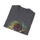 Temptation 2:  Colorful Spiral Art Unisex Softstyle T-Shirt, Casual Wear, Gift for Art Lovers, Eco-Friendly Tee, Summer Fashion