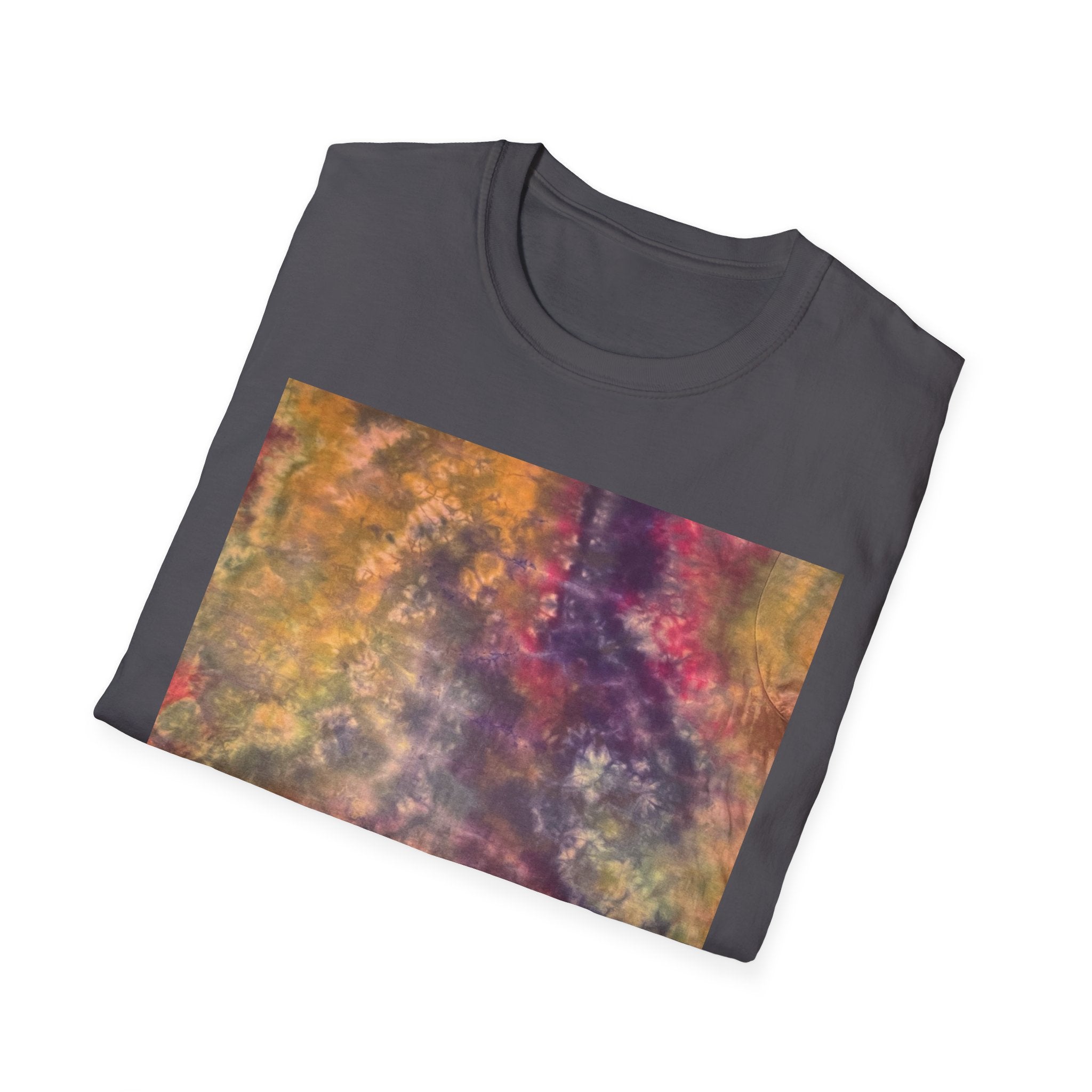 JUPITER JEWEL: Galaxy inspired, Colorful Tie-Dye Unisex Softstyle T-Shirt | Vibrant Casual Wear, Summer Vibes, Festival Gear, Everyday Comfort, Unique Gift