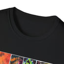 RESILIENCE:  Colorful collage Tie-Dye Unisex T-Shirt, Perfect for Summer Festivals, Casual Wear, Vacation, Gifts, and Artsy Vibes