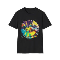 PARAGON 2: Splatter style, jubilee tie dye, Colorful Tie-Dye Unisex Softstyle T-Shirt, Boho Tee, Summer Fashion, Festival Wear, Casual Outfit, Gift Idea