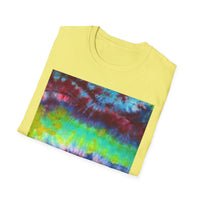 SIDEWINDER: Wave style, Vibrant Tie-Dye Unisex T-Shirt | Summer Vibes, Casual Wear, Gift for Friends, Festival Apparel, Beach Day Top