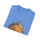 Eternal Starfire 2:  Boho Floral Snowy edge, Unisex T-Shirt - Cozy Casual Wear, Nature Lover Gift, Summer Vibes, Festival Attire, Everyday Comfort