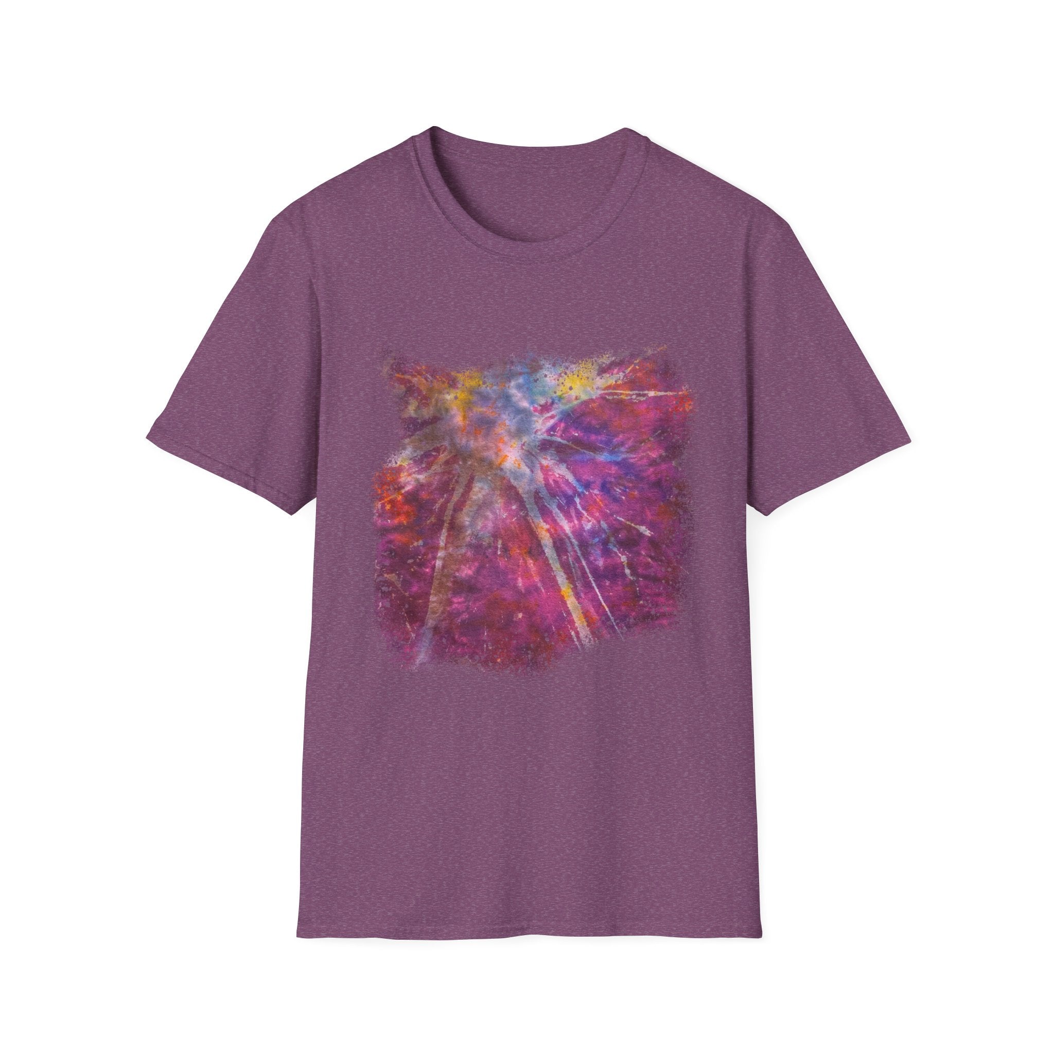Raspberry Sorbet 2:  Cosmic Vibe Unisex Softstyle T-Shirt | Galaxy Art Tee | Gift for Space Lovers | Festival Wear | Comfortable Casual Tee | Summer Wardrobe