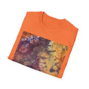 AMBER PREROGATIVE: Smash style Bohemian Tie-Dye T-Shirt, Unisex Casual Wear, Summer Festival Top, Gift for Music Lovers, Eco-Friendly Fashion
