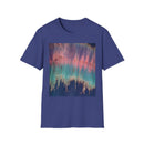 MOMENTUM: Northern Lights inspired, Edgy, Vibrant Tie-Dye Unisex T-Shirt, Softstyle Tee for Summer, Casual Wear, Fashion Statement, Gift for Friends, Festival Outfit, Relaxed Fit