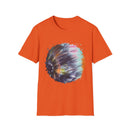 Bravado 2:  Colorful Tie-Dye Unisex Softstyle T-Shirt with Abstract Design, Perfect for Festivals, Casual Outings, Relaxed Days, Summer Vibes, and Gifts