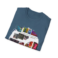 The Dilemma 2:  Colorful Collage Unisex Softstyle T-Shirt - Vibrant Art Tee, Casual Wear, Unique Gift, Graphic Tee, Everyday Essentials, Trendy Fashion