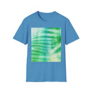 SWAMI: Soft, dreamy sea green/blue Tie-Dye Unisex T-Shirt, Festival Wear, Casual Style, Summer Vibes, Gift for Friends, Eco-Friendly Fashion