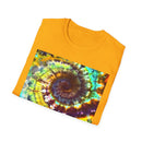 GIDEON: Vibrant swirl Tie-Dye T-Shirt for Festivals, Casual Wear, Spiritual Retreats, Gifts for Friends, Summer Style Essentials