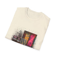 Smoke and Mirrors 2:  Vibrant Art Graphic Tee, Unisex Softstyle T-Shirt, Casual Wear, Stylish Gift, Artistic Fashion, Everyday Comfort, Unique Design