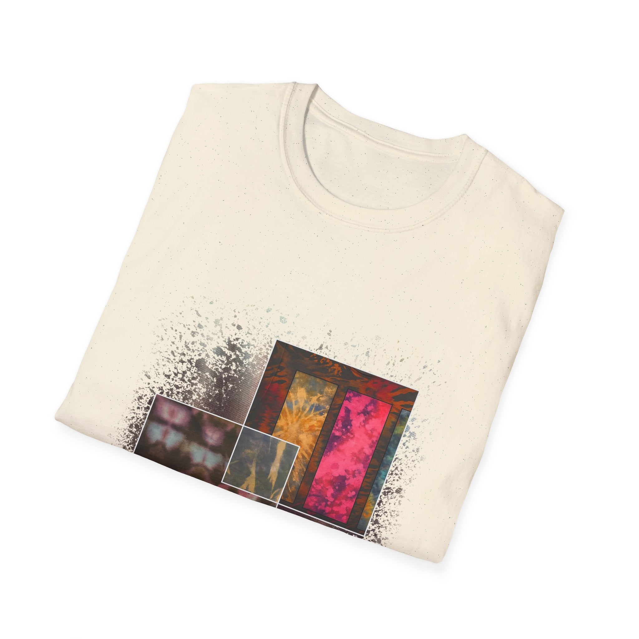 Smoke and Mirrors 2:  Vibrant Art Graphic Tee, Unisex Softstyle T-Shirt, Casual Wear, Stylish Gift, Artistic Fashion, Everyday Comfort, Unique Design