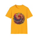 Desert Rose 2:  Vibrant Tie-Dye T-Shirt, Unisex Softstyle Tee, Boho Chic Shirt, Casual Wear, Perfect for Summer Festivals, Gift for Friends