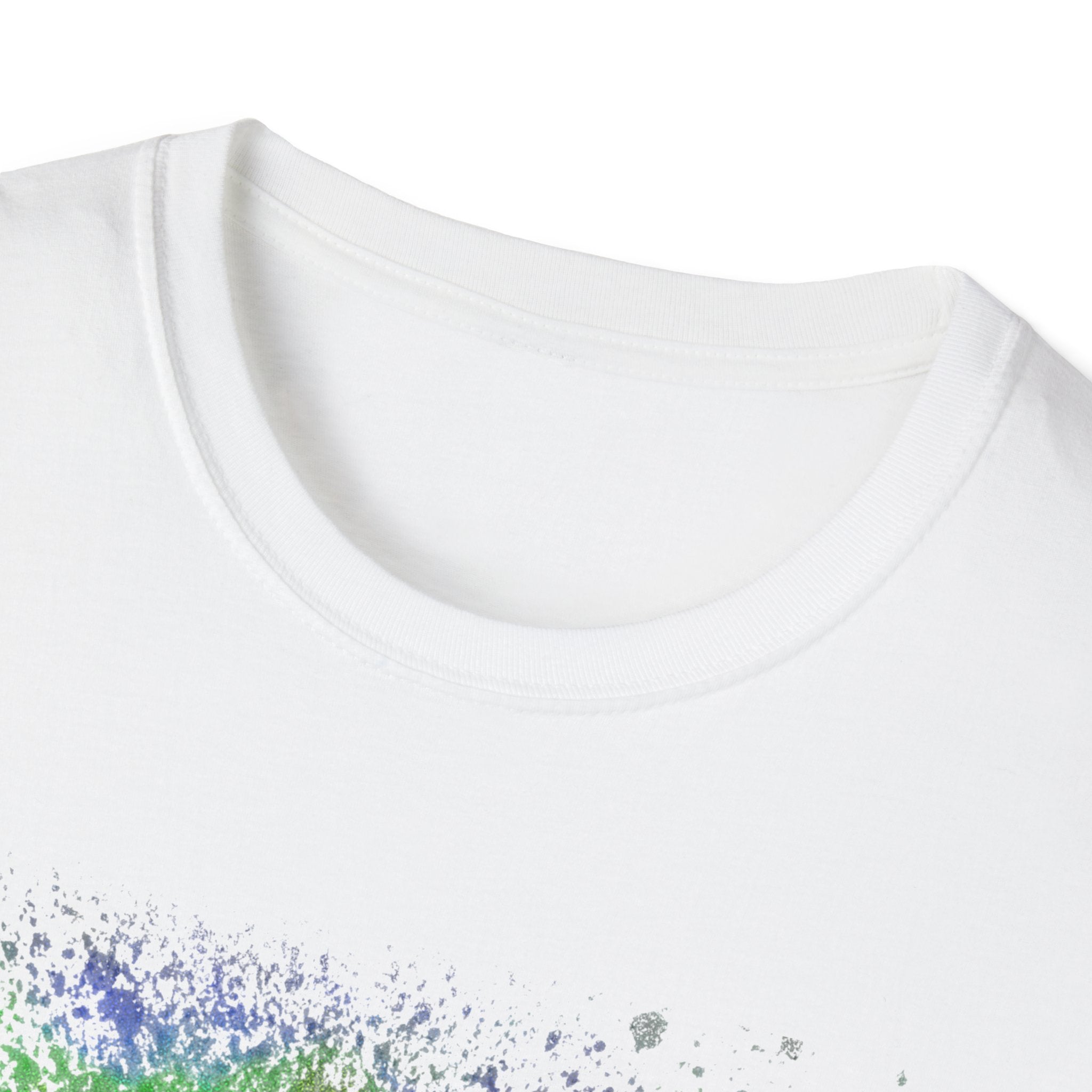 ANEMONE:  Cosmic, vibrant Tie-Dye Unisex Softstyle T-Shirt, Casual Wear, Summer Festival Shirt, Comfortable Everyday Tee, Gift for Friends