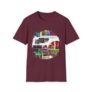 The Dilemma 2:  Colorful Collage Unisex Softstyle T-Shirt - Vibrant Art Tee, Casual Wear, Unique Gift, Graphic Tee, Everyday Essentials, Trendy Fashion
