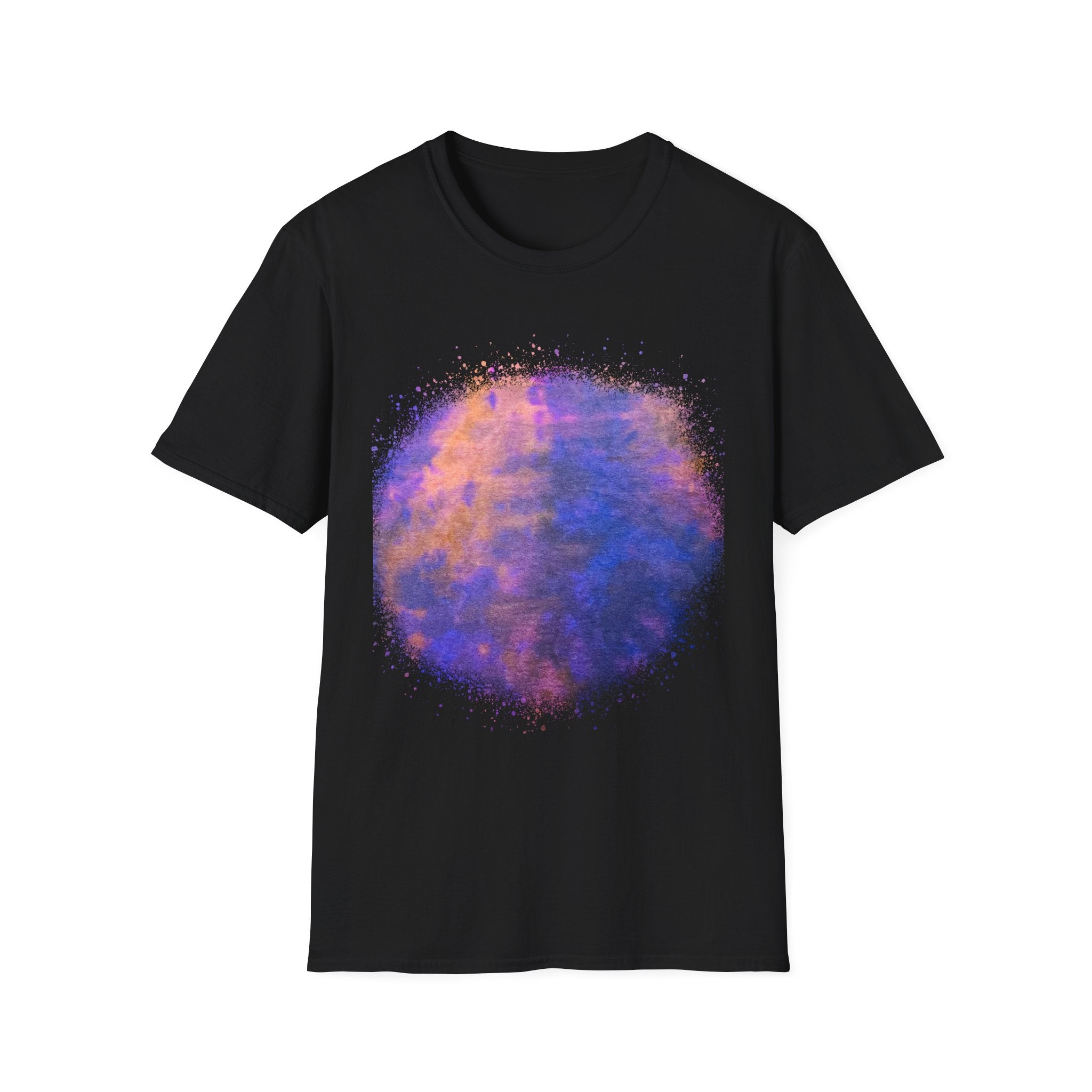 HURRICANE RIDGE: Vibrant Abstract Art T-Shirt | Unisex Softstyle Tee, Casual Wear, Gift for Art Lovers, Summer Vibes, Unique Statement Piece