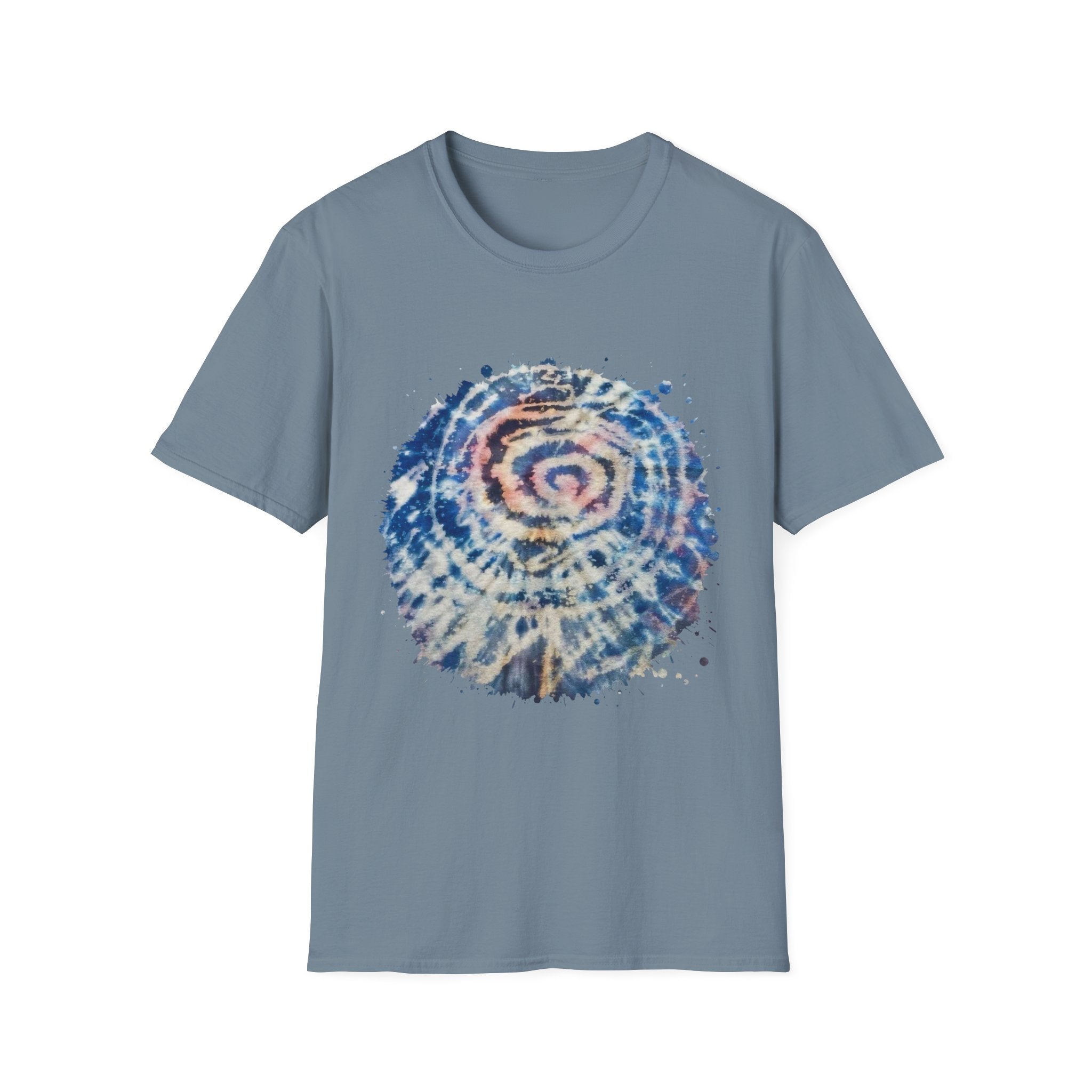 KINETIX:  Dream inspired, Spiritual Tie-Dye T-Shirt, Relaxed Vibes, Unisex Tee, Gift for Yoga Lovers, Bohemian Style, Festival Apparel