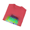 Sidewinder Showdown 2:  Vibrant Artistic Drip T-Shirt, Colorful Graphic Tee, Unisex Rainbow Shirt, Casual Wear, Gift for Art Lovers, Summer Fashion