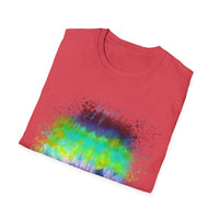 Sidewinder Showdown 2:  Vibrant Artistic Drip T-Shirt, Colorful Graphic Tee, Unisex Rainbow Shirt, Casual Wear, Gift for Art Lovers, Summer Fashion