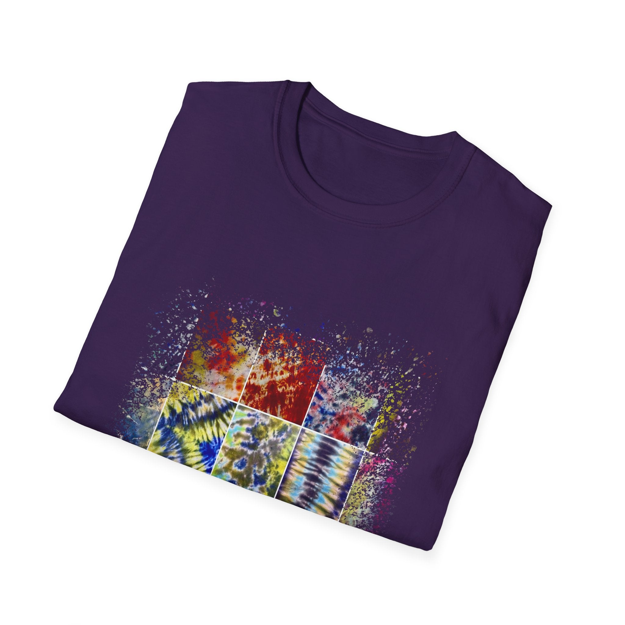 The Scramble 2:  Colorful Splash Unisex Softstyle T-Shirt, Casual Wear, Gift for Friends, Summer Fashion, Vibrant Art Tee