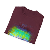 Sidewinder Showdown 2:  Vibrant Artistic Drip T-Shirt, Colorful Graphic Tee, Unisex Rainbow Shirt, Casual Wear, Gift for Art Lovers, Summer Fashion