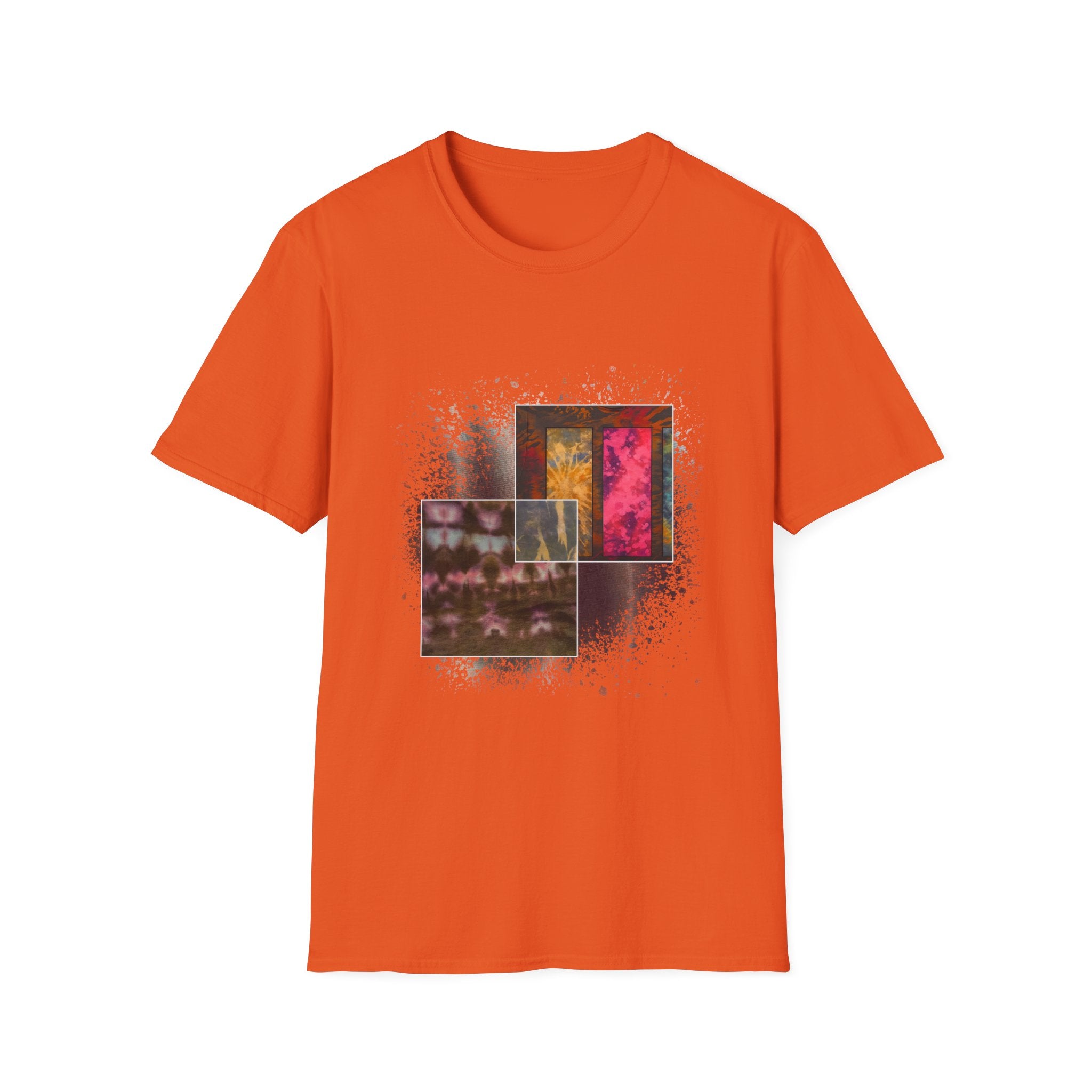 Smoke and Mirrors 2:  Vibrant Art Graphic Tee, Unisex Softstyle T-Shirt, Casual Wear, Stylish Gift, Artistic Fashion, Everyday Comfort, Unique Design