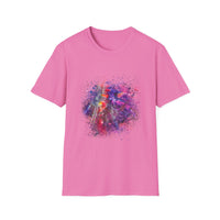 Bombay Blitz 2:  Vibrant Abstract Art T-Shirt | Unisex Softstyle Tee, Colorful Graphic Shirt, Trendy Casual Wear, Unique Gift for Art Lovers