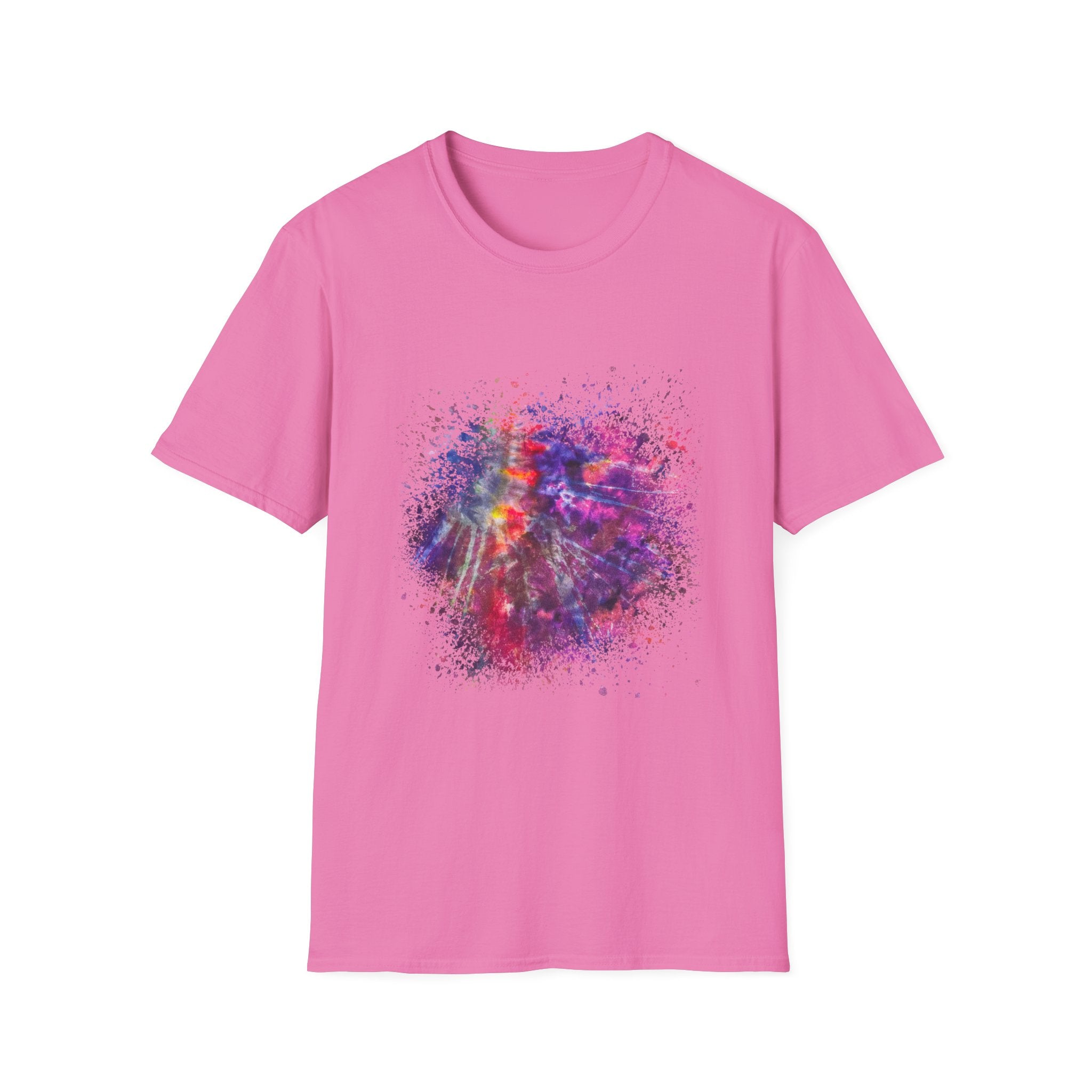 Bombay Blitz 2:  Vibrant Abstract Art T-Shirt | Unisex Softstyle Tee, Colorful Graphic Shirt, Trendy Casual Wear, Unique Gift for Art Lovers