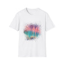 Momentum 2:  Colorful Abstract Unisex T-Shirt | Softstyle Tee for Casual Outings, Gifts, Festivals, Summer Vibes, Daily Wear