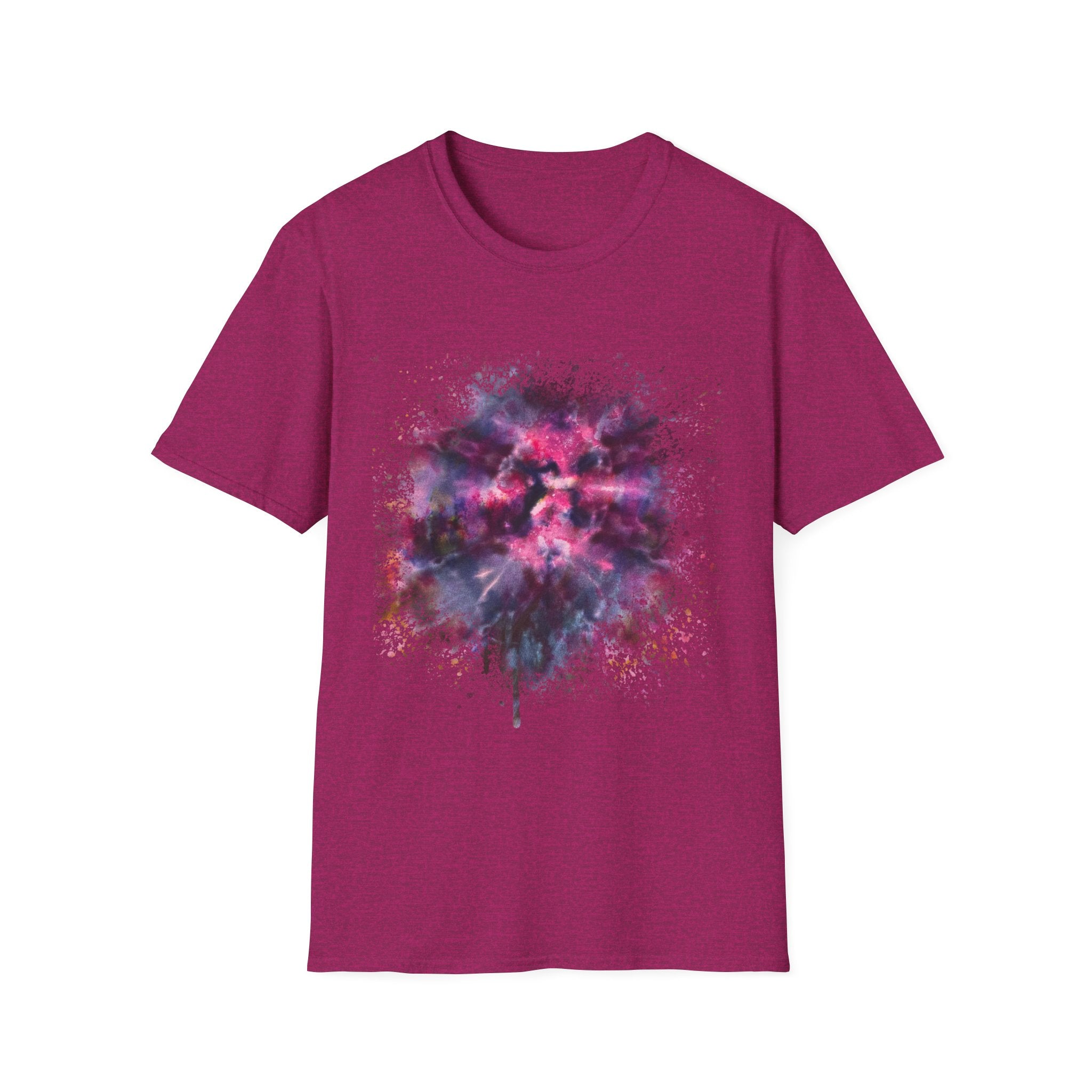 Sundance Citation 2: Galactic Drip Splash Unisex T-Shirt - Cosmic Art Tee, Graphic Shirt for Space Lovers, Gift for Astronomy Fans, Unique Trendy Apparel