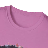 Tangerine Tiger 2:  Artistic Tie-Dye Unisex Softstyle T-Shirt, Casual Wear, Festival Outfit, Gift for Him/Her, Summer Vibes, Eco-Friendly Fashion