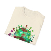 Autumn Infusion 2:  Vibrant Splash T-Shirt - Artsy Graphic Tee for Creatives, Casual Wear, Unique Gift, Summer Style, Colorful Fashion