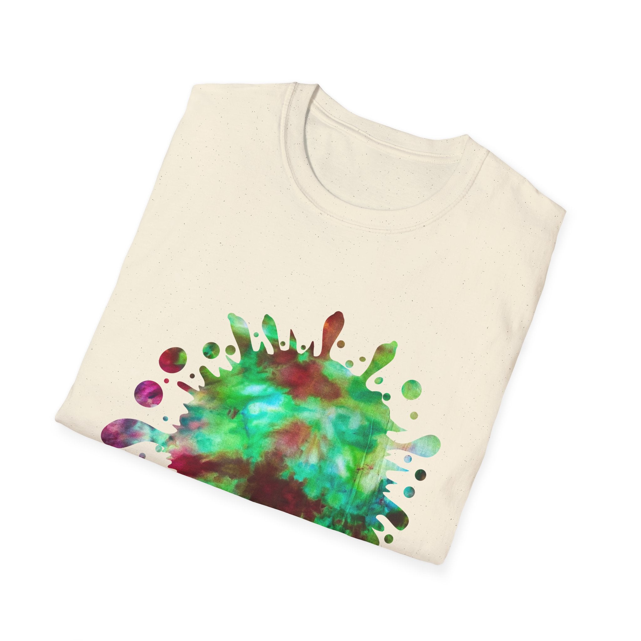 Autumn Infusion 2:  Vibrant Splash T-Shirt - Artsy Graphic Tee for Creatives, Casual Wear, Unique Gift, Summer Style, Colorful Fashion
