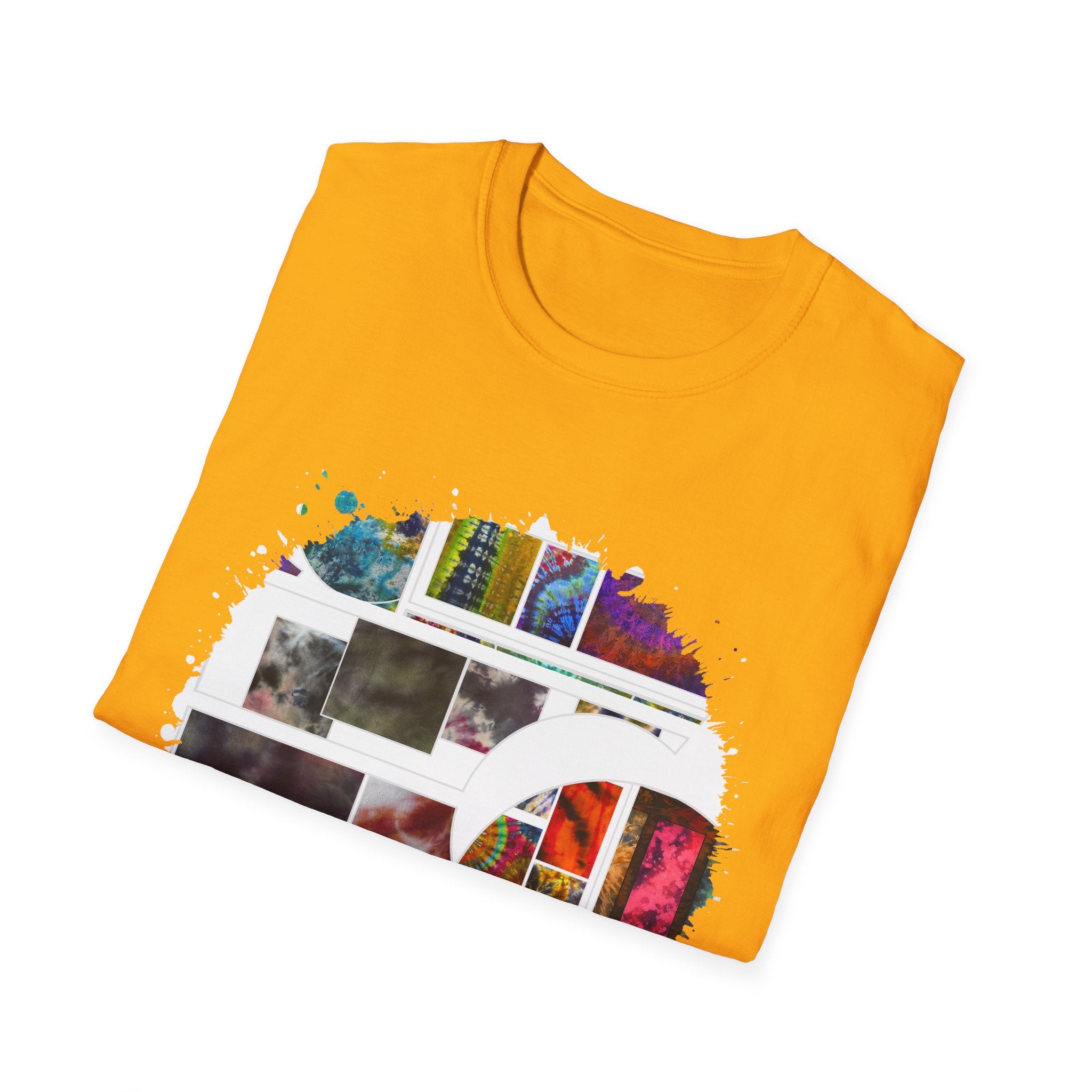 The Dilemma 2:  Colorful Collage Unisex Softstyle T-Shirt - Vibrant Art Tee, Casual Wear, Unique Gift, Graphic Tee, Everyday Essentials, Trendy Fashion