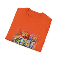 The Scramble 2:  Colorful Splash Unisex Softstyle T-Shirt, Casual Wear, Gift for Friends, Summer Fashion, Vibrant Art Tee