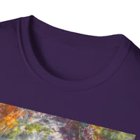 CORNUCOPIA:  Grunge style tie dye, Unisex Softstyle T-Shirt