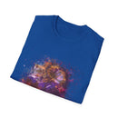 Fantasia 2:  Vibrant Splash Drip Art T-Shirt, Artistic Tee, Unisex Graphic Shirt, Trendy Casual Wear, Unique Gift for Art Lovers