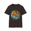 Whiplash 2:  Vibrant Spiral Tie-Dye Unisex T-Shirt, Soft Tee, Colorful Casual Tee, Summer Style shirt, Eco-friendly Gift, Festival Wear