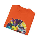 PARAGON 2: Splatter style, jubilee tie dye, Colorful Tie-Dye Unisex Softstyle T-Shirt, Boho Tee, Summer Fashion, Festival Wear, Casual Outfit, Gift Idea
