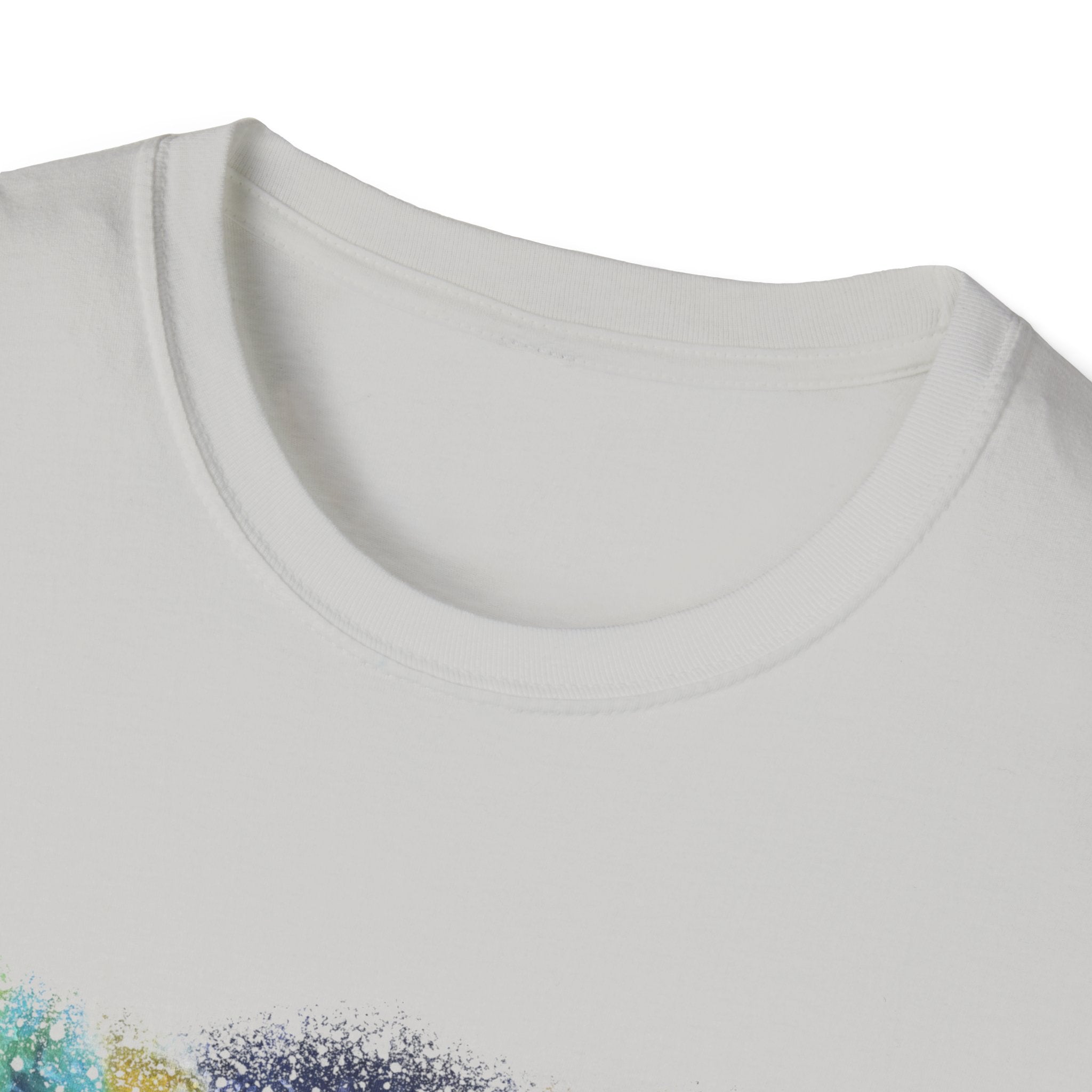 INFLECTION POINT: Monet style Colorful Tie-Dye Unisex Softstyle T-Shirt, Casual Wear, Festival Outfit, Art-Inspired, Everyday Fashion, Gift for Art Lovers