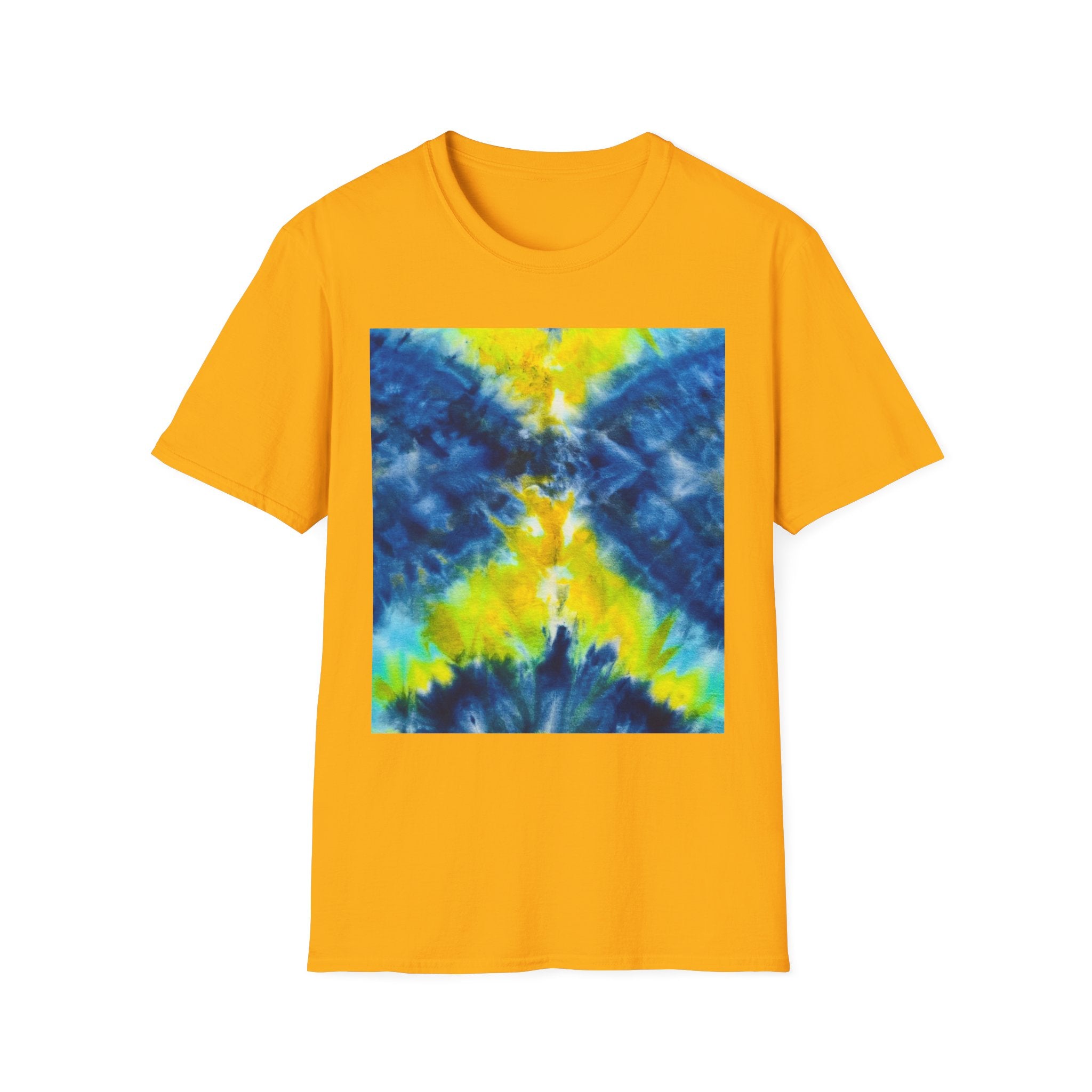 ZENITH: Excellence! Vibrant Tie-Dye Unisex Softstyle T-Shirt | Perfect for Summer Festivals, Beach Days, Casual Outfits, Gift for Friends, Men's and [...]