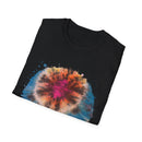 SAND DOLLAR DREAM: Ocean inspired Vibrant Tie-Dye Unisex T-Shirt, Boho Tee, Summer Shirt, Festival Wear, Unique Gift for Music Lovers
