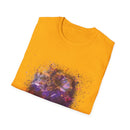 Fantasia 2:  Vibrant Splash Drip Art T-Shirt, Artistic Tee, Unisex Graphic Shirt, Trendy Casual Wear, Unique Gift for Art Lovers