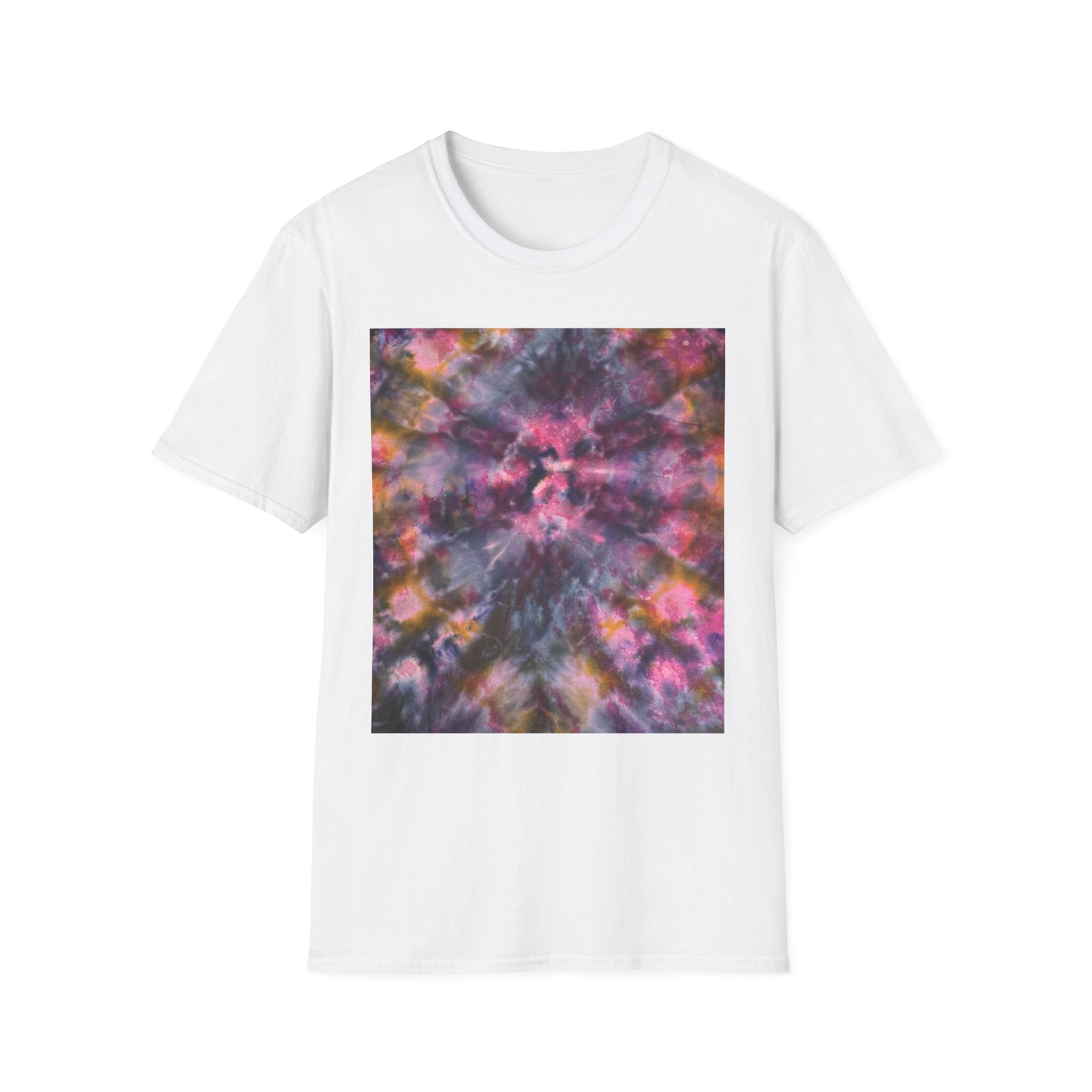 SUN DANCE CITATION: Heavenly Colorful Tie-Dye Unisex Softstyle T-Shirt | Fun Summer Vibe Tee, Festival Wear, Casual Style, Gift for Friends, Unisex Apparel