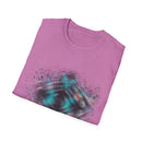 FOCAL POINT:  Kaleidoscope inspired, Colorful Tie-Dye Unisex T-Shirt, Funky Graphic Tee, Casual Summer Wear, Gift for Friends, Vibrant Design, Unique Style
